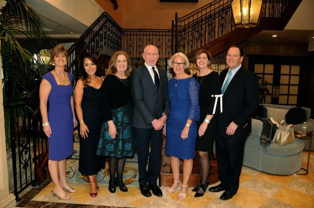 Several Laurel House employees celebrating at the 2018 dinner dance event